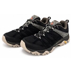 Merrell Moab 3 Hiking Shoes Mens 8W Black/Beige Vibram Lace Up Outdoor J036281W
